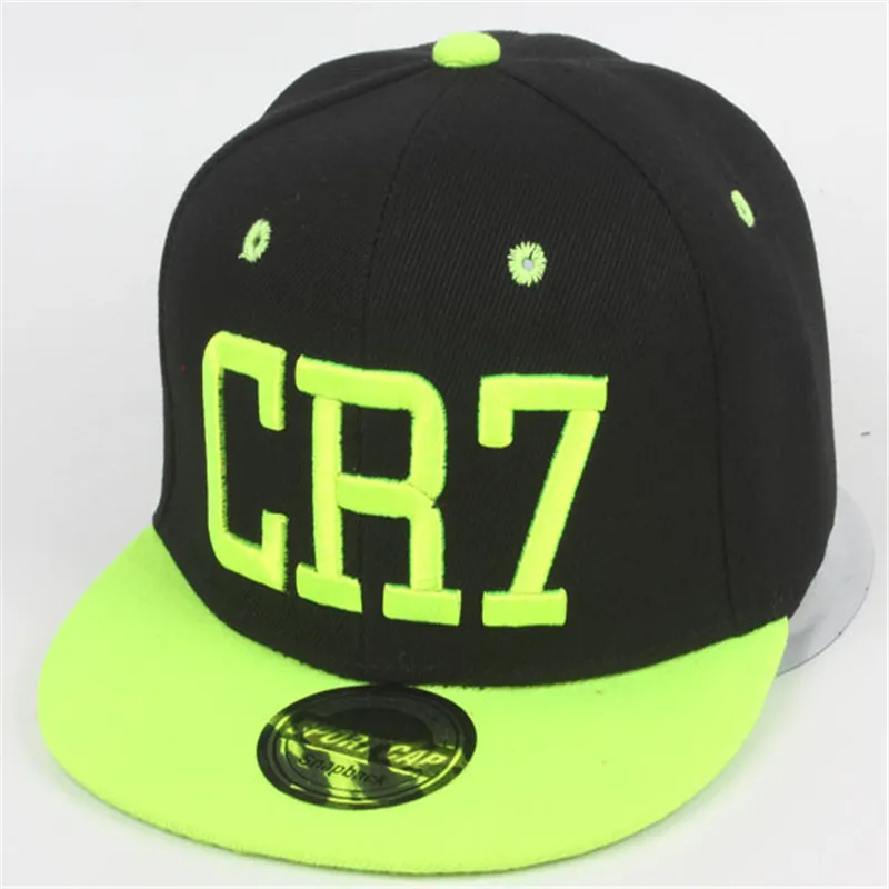 Brand Children Soccer Star Ronaldo CR7 Embroidery Kids Baseball Cap Hat Bone Boys Girls Sports Snapback Hip-hop Caps Gorras