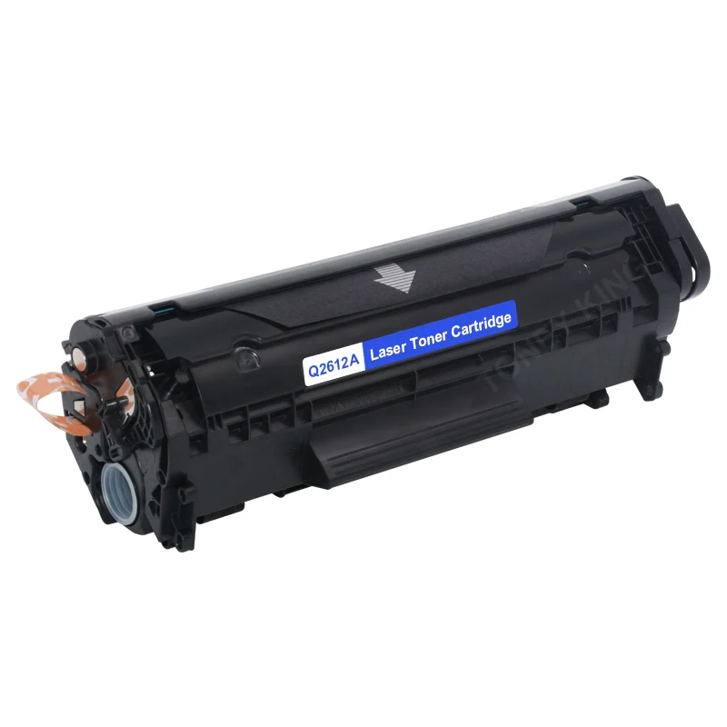 Toney King 1PK Q2612A Black Toner Cartridge for 12a HP LaserJet 1010 1012 1018 1020 1022 1022n 1022nw 3015 3020 3030 Printer