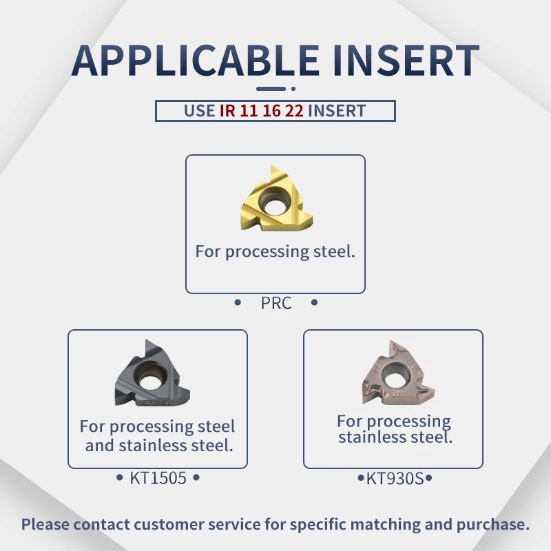 SMT Machining Center Anti-vibration Thread Milling Cutters Single-edge Inner Hole Outlet Groove Cutters for Milling Single-tooth