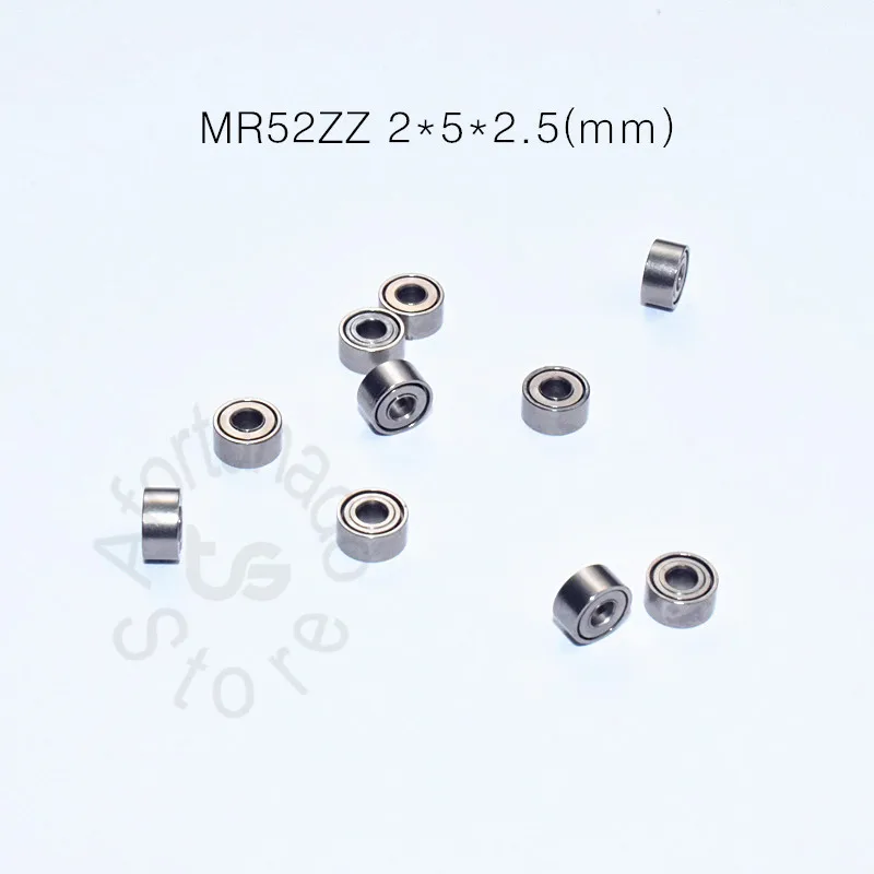 MR52ZZ 2*5*2.5(mm)  Bearing 10pcs chrome steel Metal Sealed High speed Mechanical equipment parts