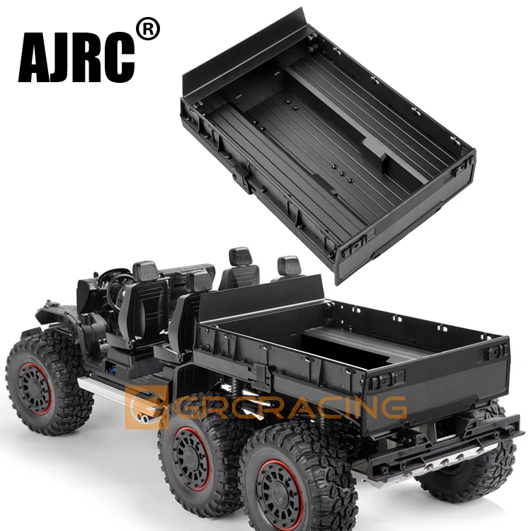 

For Traxxas Trx-6 G63 Rear Compartment Abs Black Rear Bucket Plate Tractor Engineering Truck Transport Container G163db