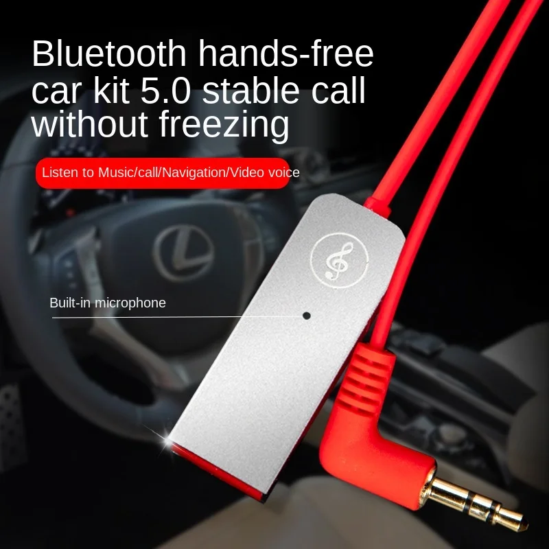 USB Vehicle Bluetooth Receiver 5.0  3.5mm Bluetooth Transmitter Bluetooth Adapter Kvm Switch Hdmi