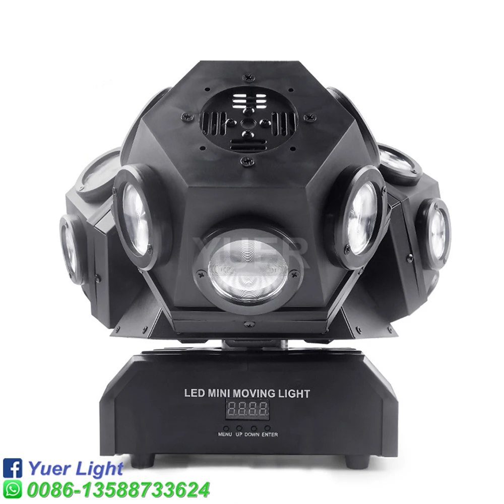 3 Heads Beam RGB Laser Stage Lighting Projector 18x10w RGBW 4IN1 LED Beam Moving Head Light DMX512 DJ Disco Xmas Party Lights