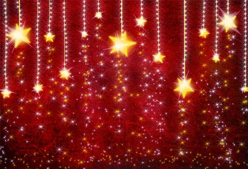 

Golden star baby shower photo background vinyl New year photography backdrop for valenting photo Studio props photophone lv-2379