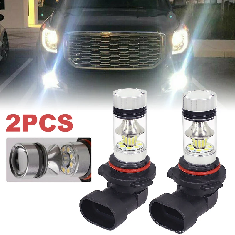 

2Pcs H10 HB3 9140 9145 9005 6000K DC LED Car Lamp Headlight Lamps Driving Light Fog Bulb Motorcycle Lamp Car Accessory