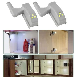 LED Under Cabinet Light Universal Wardrobe Light Sensor Led Armario Inner Hinge Lamp For Cupboard Closet Kitchen