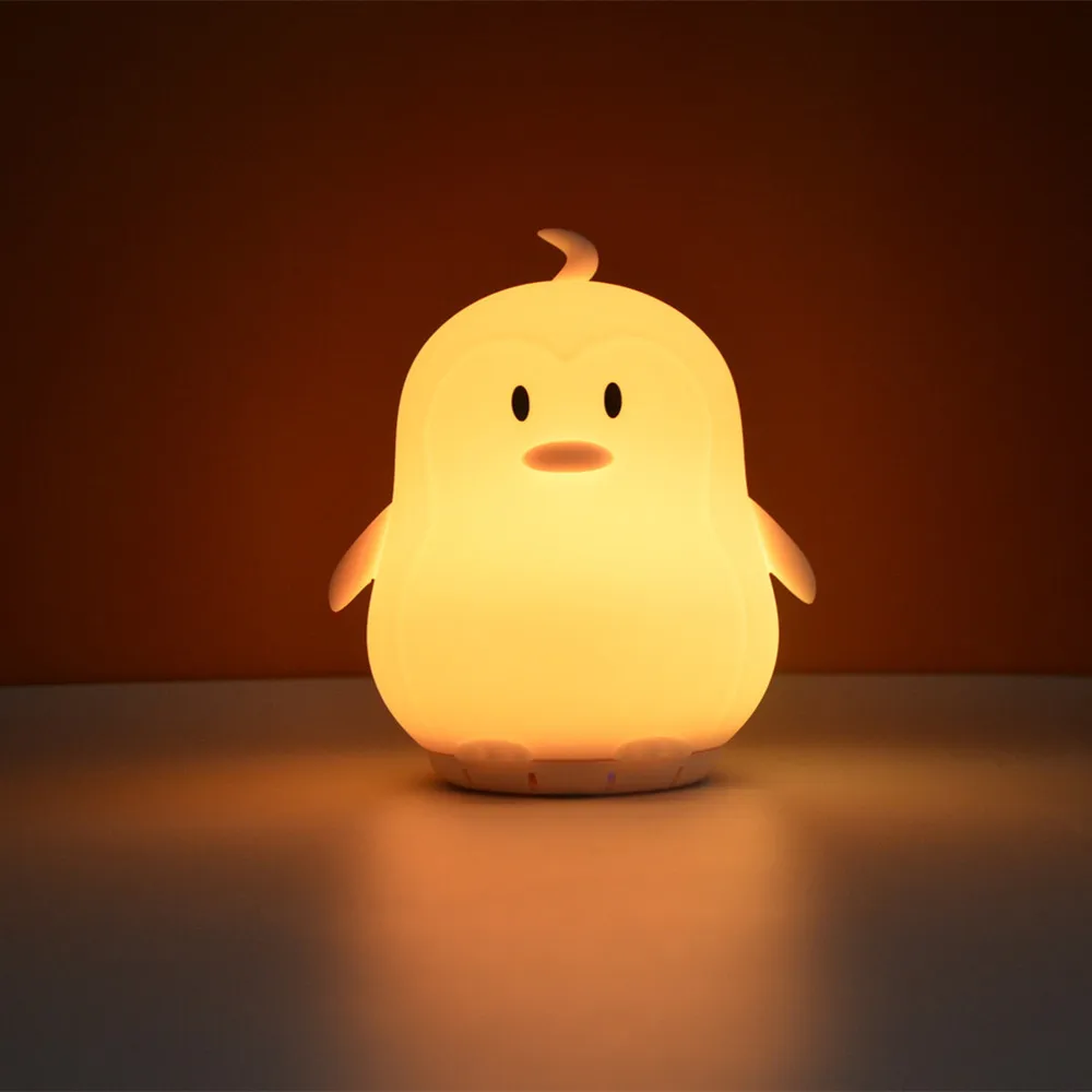 Animal Music Lamp Dog Fox Owl Unicorn Bluetooth Speaker Player Rechargeable Silicone RGB LED Night Light for Children Baby Gift