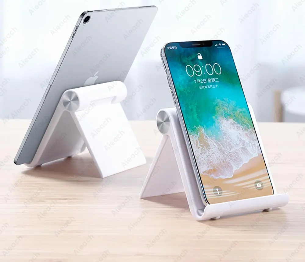 Support de tablette pliable réglable pour iPad 7.9 à 11 pouces, Support de tablette Xiaomi Samsung, Support de bureau pour téléphone portable
