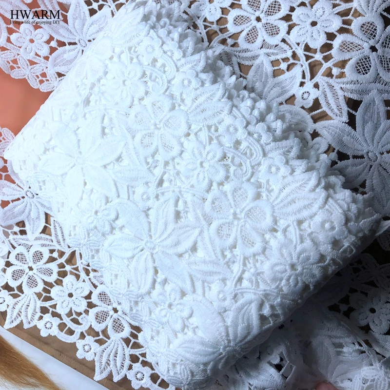 5yards wedding african lace fabric ribbon women trim clothing accessories DIY wedding decoration for home costura sewing laces