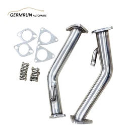 Test Pipes Decat Catless Straight Downpipe Exhaust FITS For Nissan 370z Infiniti G37