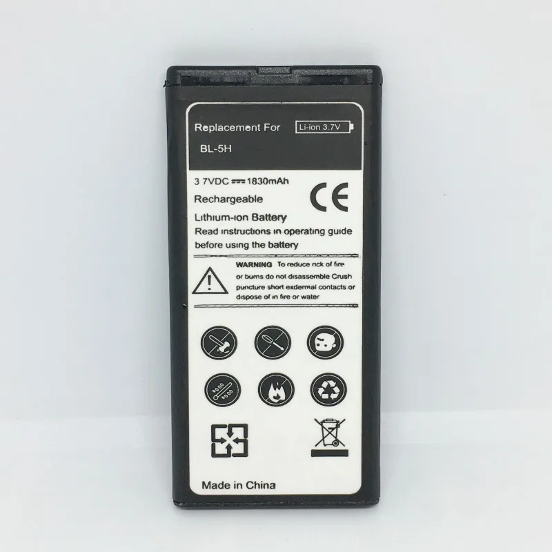 High Qualtiy BL-5H Battery For Nokia Lumia 630 636 638 635 RM-970 RM-978 RM-1010 Battery BL5H BL 5H