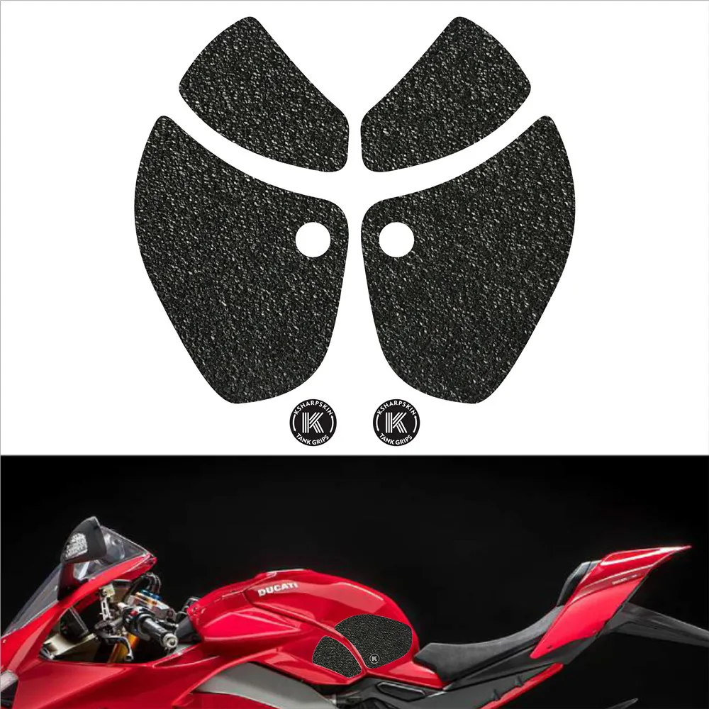 Motorcycle tank grip fuel tank traction pad side knee grip protector KSHARPSKIN for DUCATI 18 PANIGALE V4 SPECIALE