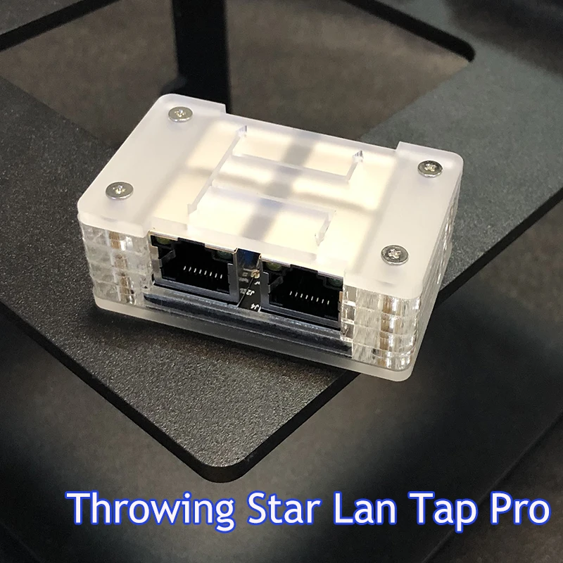 Passive Ethernet Tap Throwing Star LAN Tap Pro Network Packet Capture Mod Replica Monitoring Ethernet Communication Rj45 Box