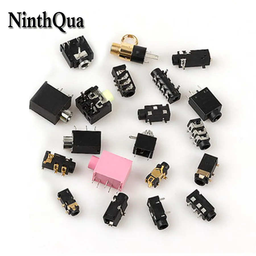 10pcs Headphone jack 2.5mm 3.5MM Audio Video Female Socket 3.5 Stereo Dual Channel DIY Accessories