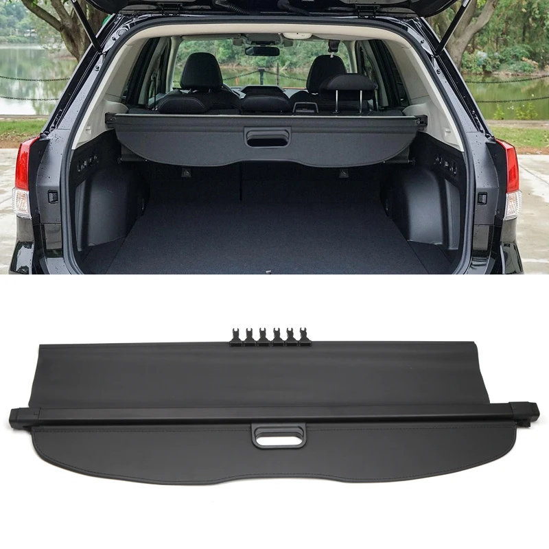 Rear Cargo Cover Trunk Shield Security Retractable Luggage Shade Car Accessories for Subaru Forester SK 2019 2020 2021 2022