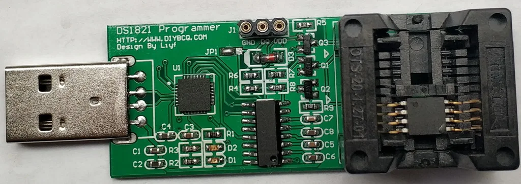 DS1821 Dedicated Programmer Chip Function Test