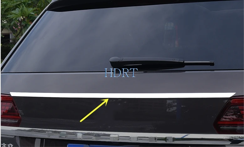 Car styling stainless steel rear Tailgate bumper cover trim 2017 2018 2019 2020 for Volkswagen VW Teramont accessories