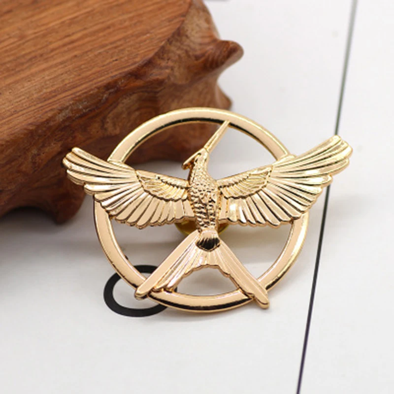 Fashion Trendy Jewelry The Hunger Games  Popular Vintage Style Birds Brooches Restro 3 Colors