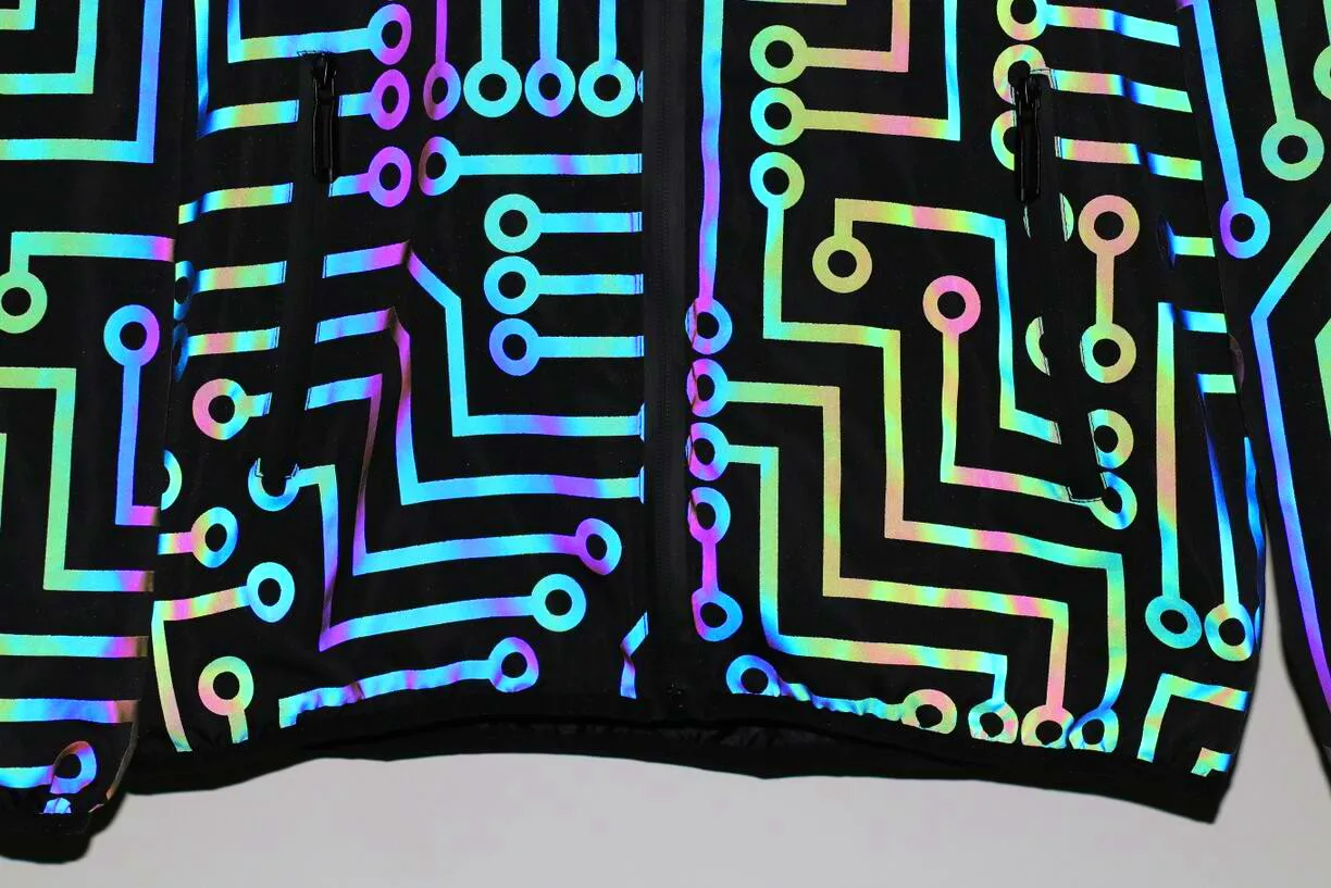 Men Geometric Circuit Lines Colorful Reflective Jackets Hip Hop Windbreaker Men's Reflect Light Casual Coats Jaqueta Masculina 156 Hb4ca112e7dbe4b45bdb817d7889c6c5dn