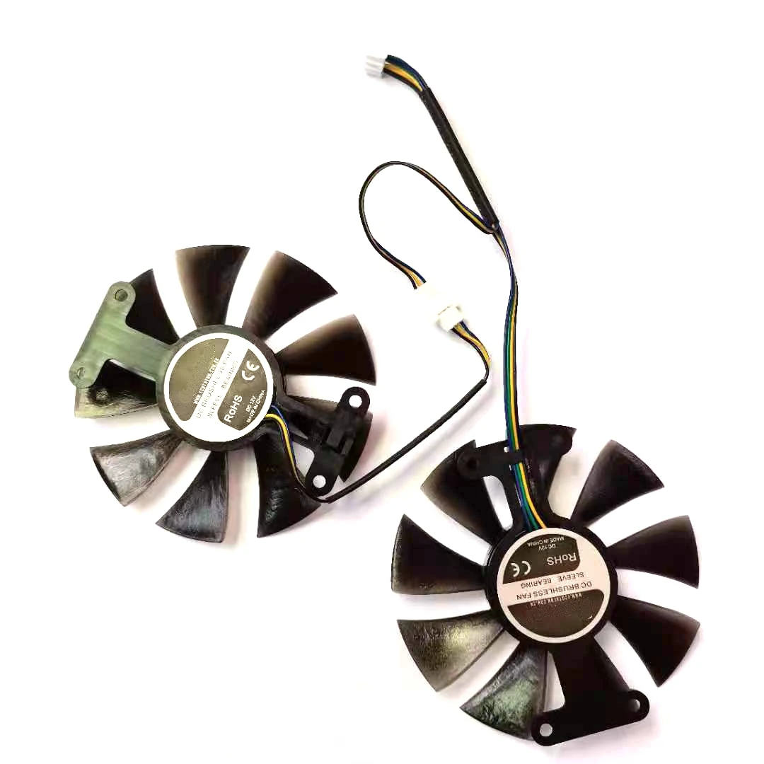 GA91S2U GeForce GTX950 GTX960 GTX1060 85mm 4pin 72x24mm For Radeon Red Dragon AX RX 470 RX480 RX 580 graphics card fan