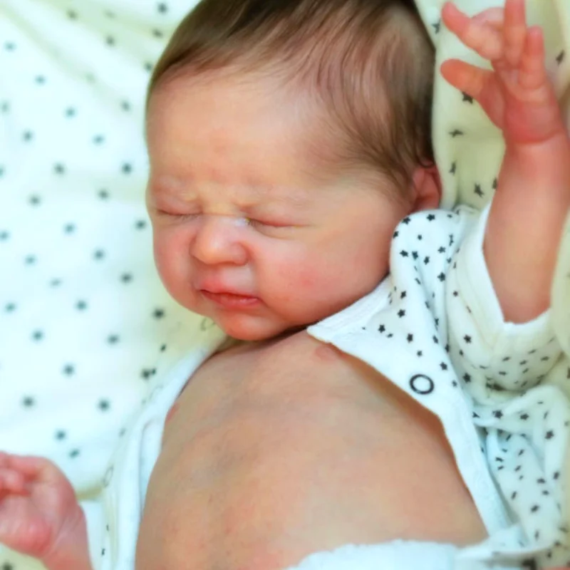 18 بوصة بيبي تولد من جديد طقم أطفال أوديسا فارغة الفينيل غير مصبوغ مجموعة أجزاء لتقوم بها بنفسك طقم أطفال تولد من جديد فارغ