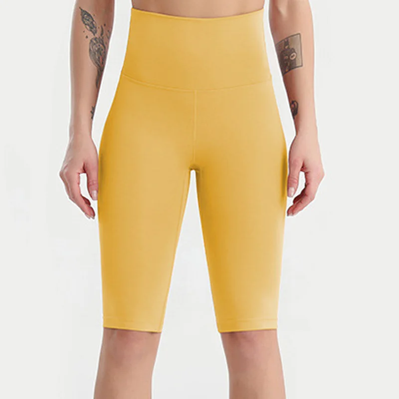 Quick Dry Summer Yoga Short Pants Women Sexy High Waist Running Leggings Compression Fitness Gym Shorts Sportswear Tights Custom