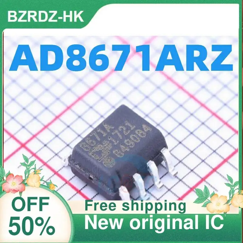 5 uds AD8671ARZ SOP8 AD8671AR 8671A nuevo IC original