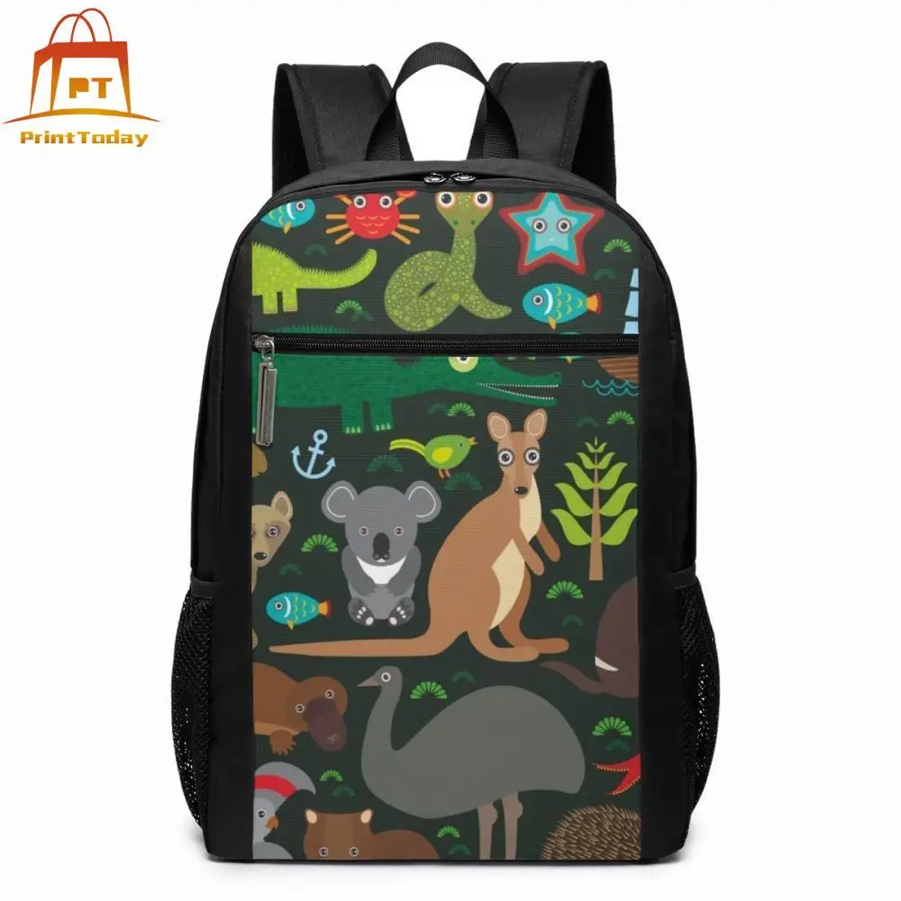 

Kangaroo Backpack Kangaroo Backpacks High quality Multifunction Bag Man - Woman University Print Teen Bags