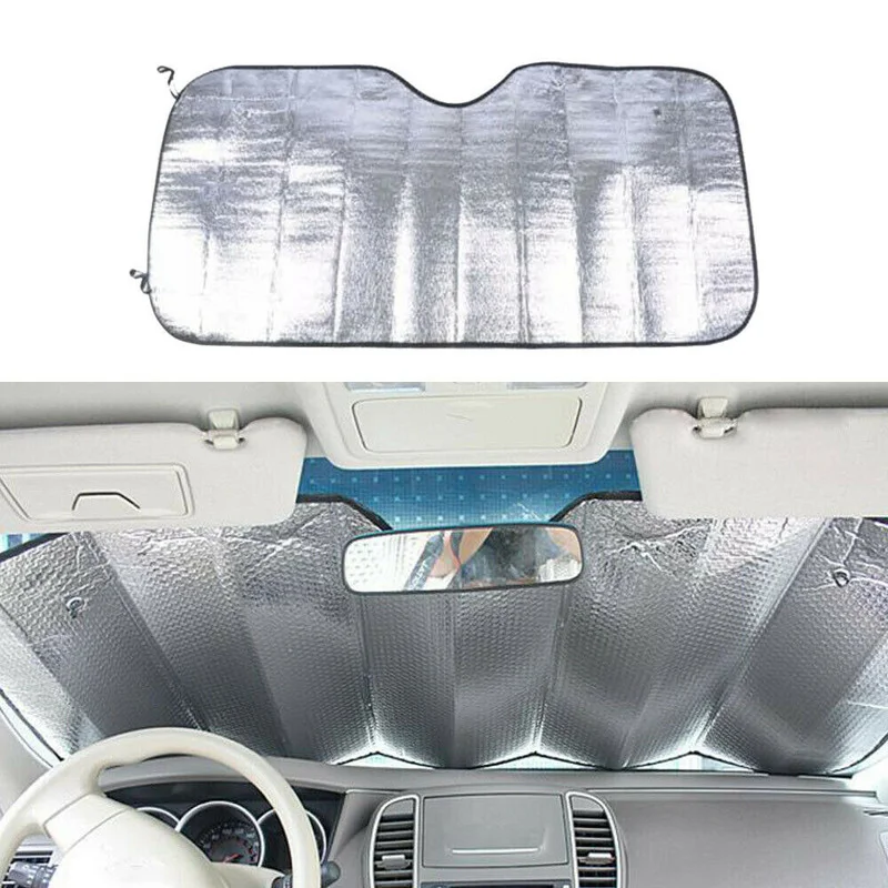 

Car Windshield Sunshades Cover Casual Foldable Cover Front Rear Sun Reflective Shade Car Sun Block Sunshade Snow Sun Shade Tools