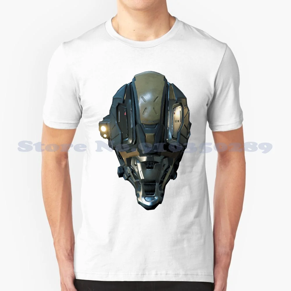 Star Helmet 100% Cotton T-Shirt Star