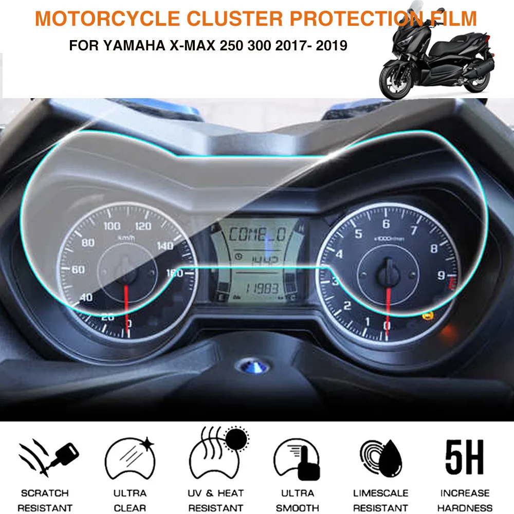 Motorcycle Cluster Scratch Protection Film Screen Protector For YAMAHA XMAX250 XMAX300 X-MAX XMAX 300 XMAX 250 400 125 2017-201