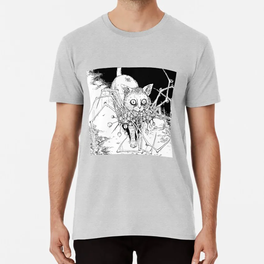 Soichi's Beloved Pet - Junji Ito T Shirt Junji Ito Manga Cat Spider Horror Creepy Japan