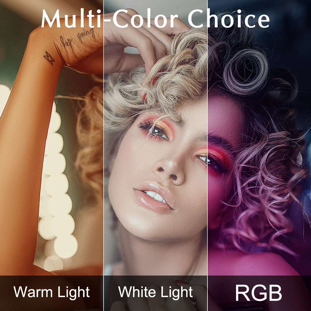 磁気LEDカメラライト,w64フラッシュ,2500-9000k,2000mAh,ディフューザー付き