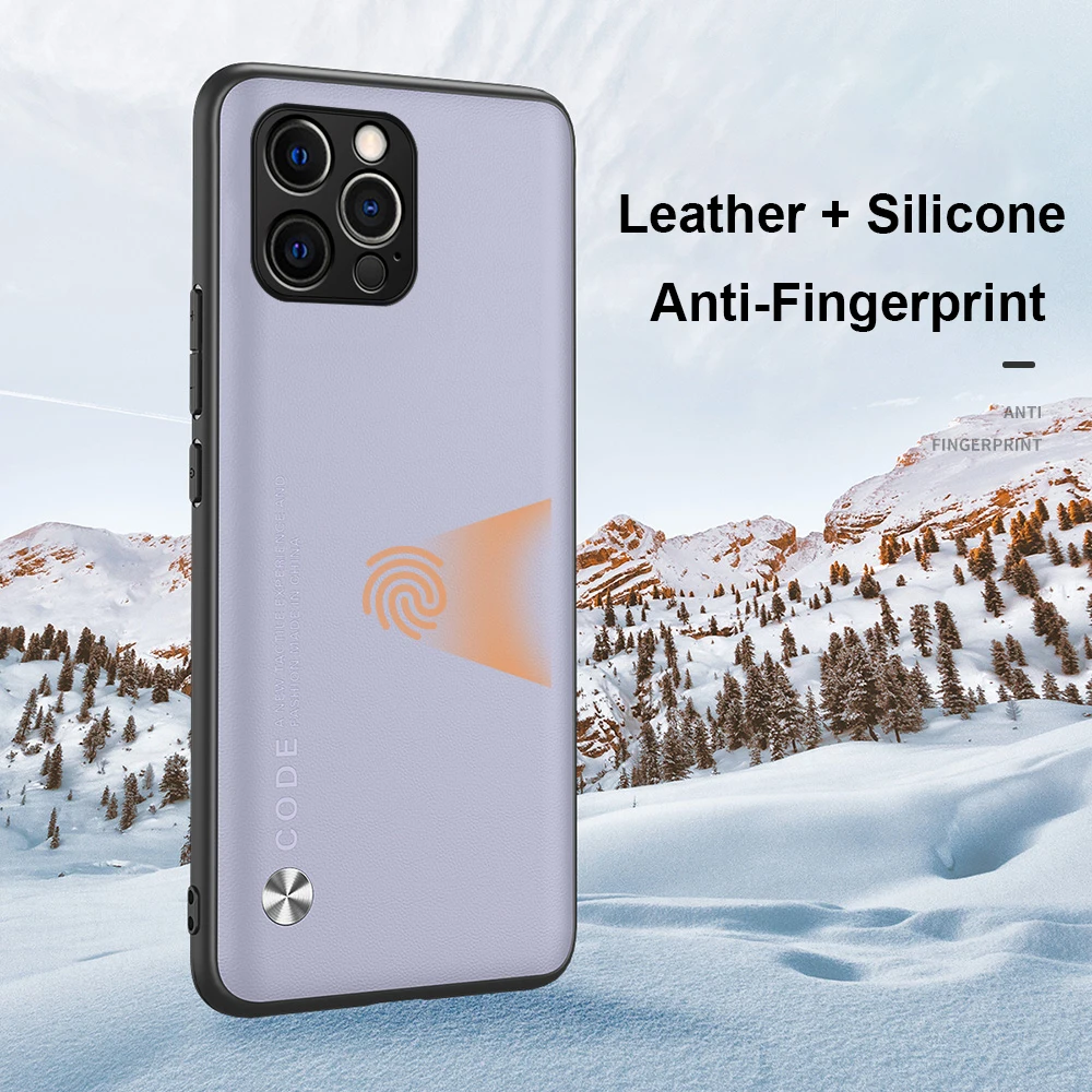 Luxury Leather i Phone Case For iPhone 12 Mini 11 12 13 Pro Max Matte Cover Case For iPhone X XR XS Max 7 8 Plus SE 2020 Coque