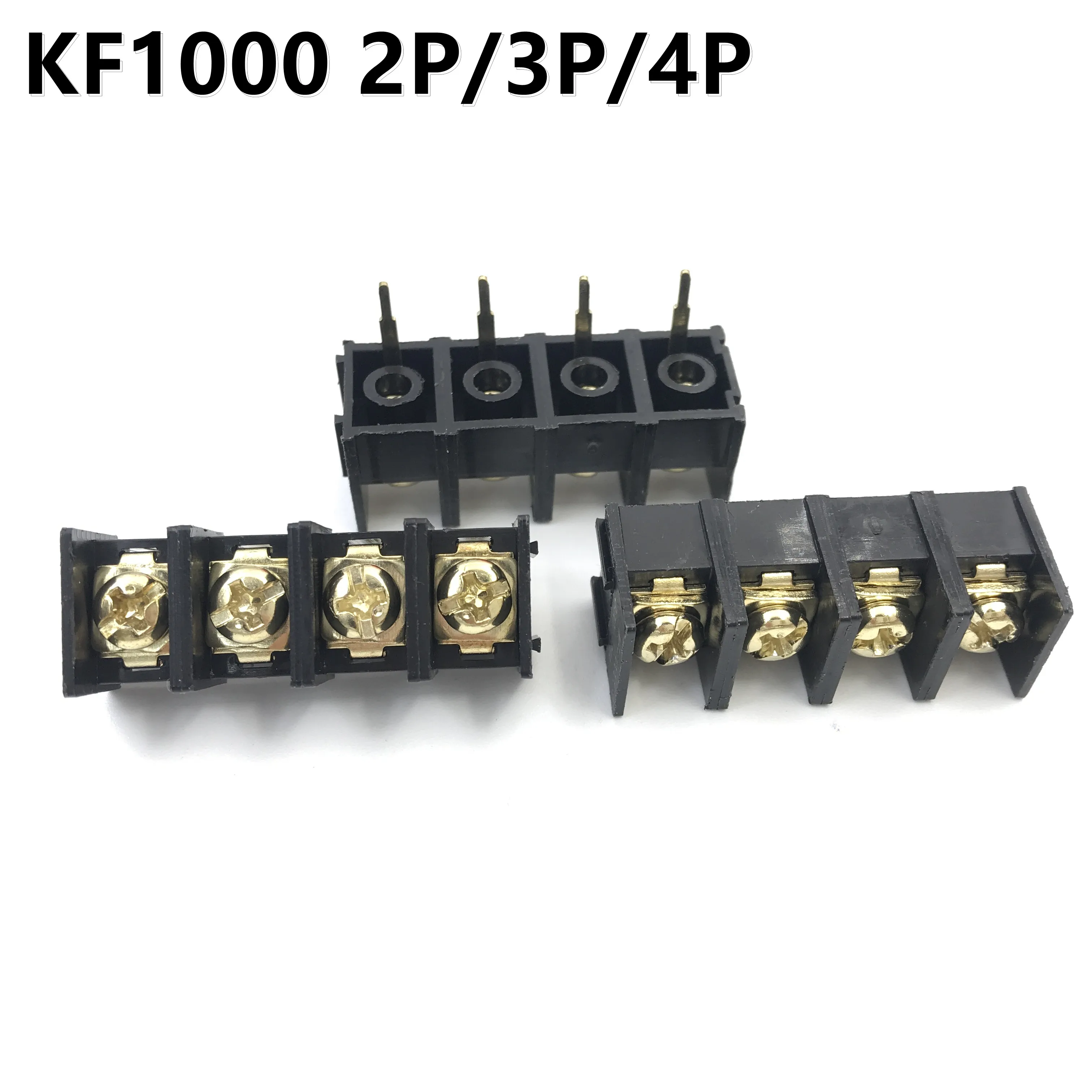 10Pcs/lot KF1000 2P 3P 4P PCB Screw Terminal Block Connector Pitch 10MM KF1000 2/3/4P Can Be Spliced