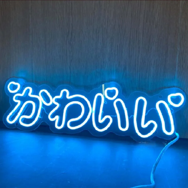 

Aesthetic Cute Kawaii Japanese Led Neon Sign Custom Decoracion Acrylic For Shop Party Gift Home Kawaii Wall Room Decor