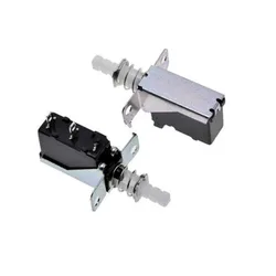 5PCS Straight Key Self-Locking switch KCD-A10 SW-2 A04 Power Switch 2Pin Outer Spring 5A For Range Hood