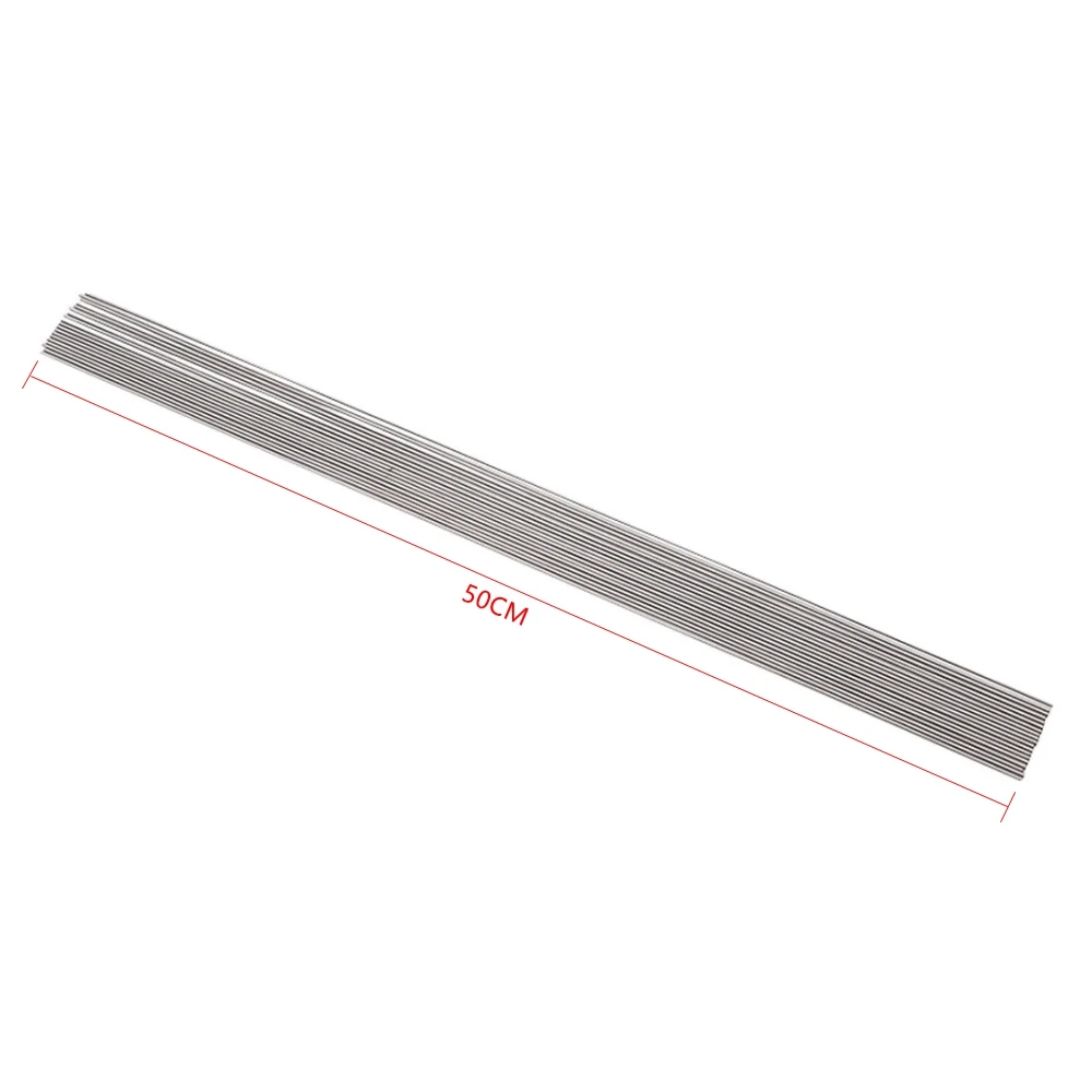20 Pièces Fil à Ressort Acier Inoxydable 50 Cm - Diamètre 1,6 Mm - Fil Dur Droit Pour Bricolage Et Créations