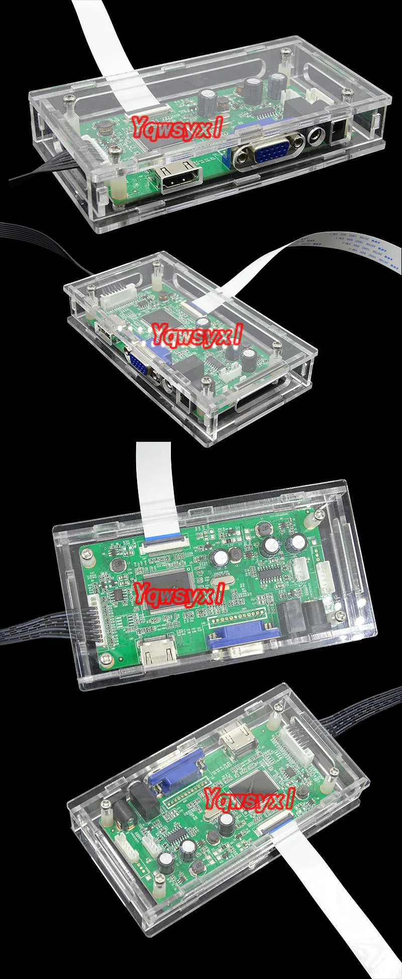 for edp Controller driver board  protective shell insulation driver board shell transparent Acrylic protective case box