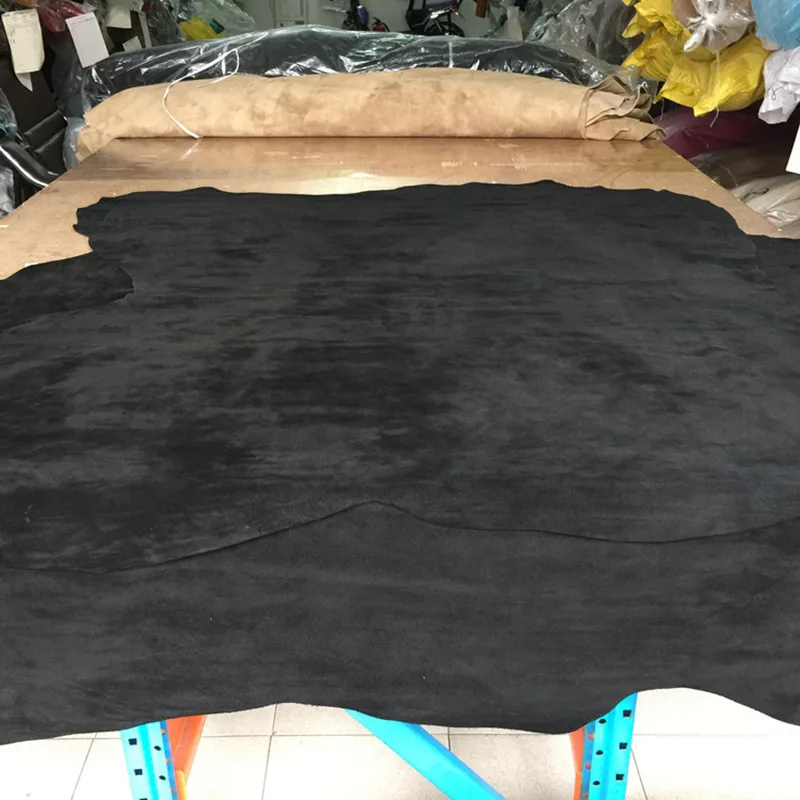 Genuine Suede Cow Cowhide Leather Raw Material Sale By Whole Piece