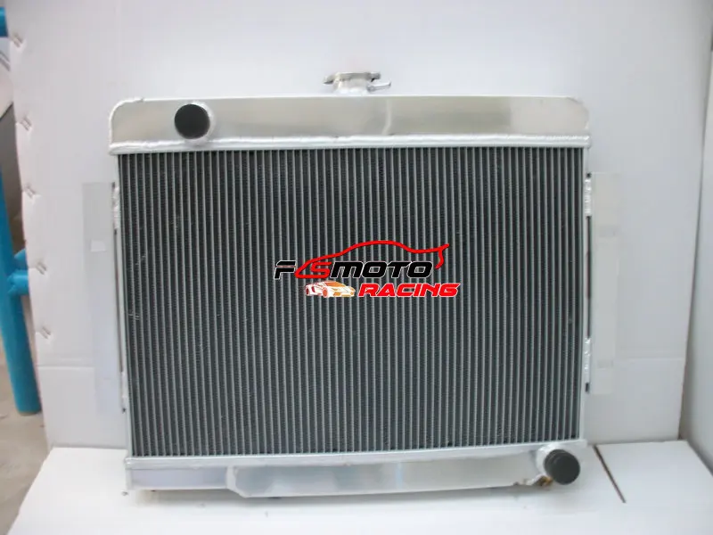 Aluminum Radiator + Fan Racing For 1972-1986 Jeep CJ CJ5 CJ7 V8 Conversion 86 85 84 83 82 81 73 74