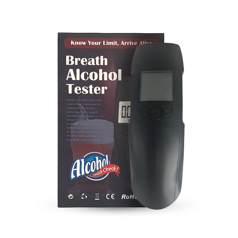 Portable LCD Breath Alcohol Tester Breathalyzer Alcohol Detector Fast Test Hot15