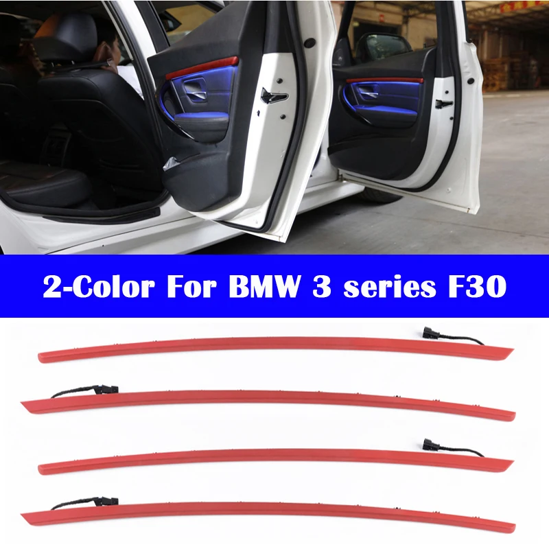 

Blue Orange 2 Color Car neon interior door ambient light universal for BMW 3 series F30 2012-2018 decorative lighting tuning car