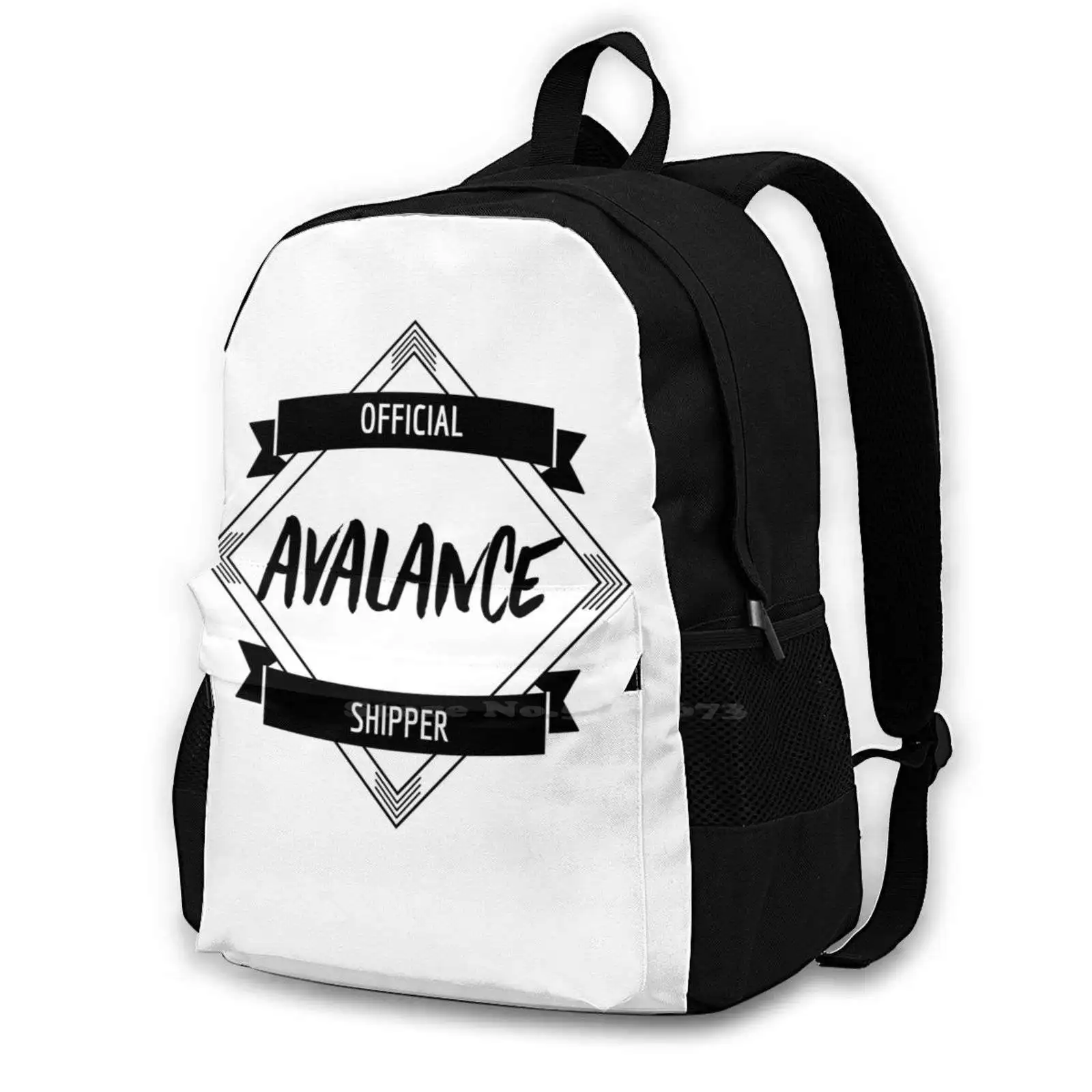 Official Avalance Shipper Bag Backpack For Men Women Girls Teenage Black Sara Lance Caity Lotz Brandon Routh Atom Dominic