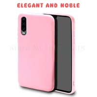 candy color silicone phone case for Huawei P30 ELE-L29 matte soft tpu cases for Huawei P30 ELE-L09 p30ELE-L04 back cover 6.1\