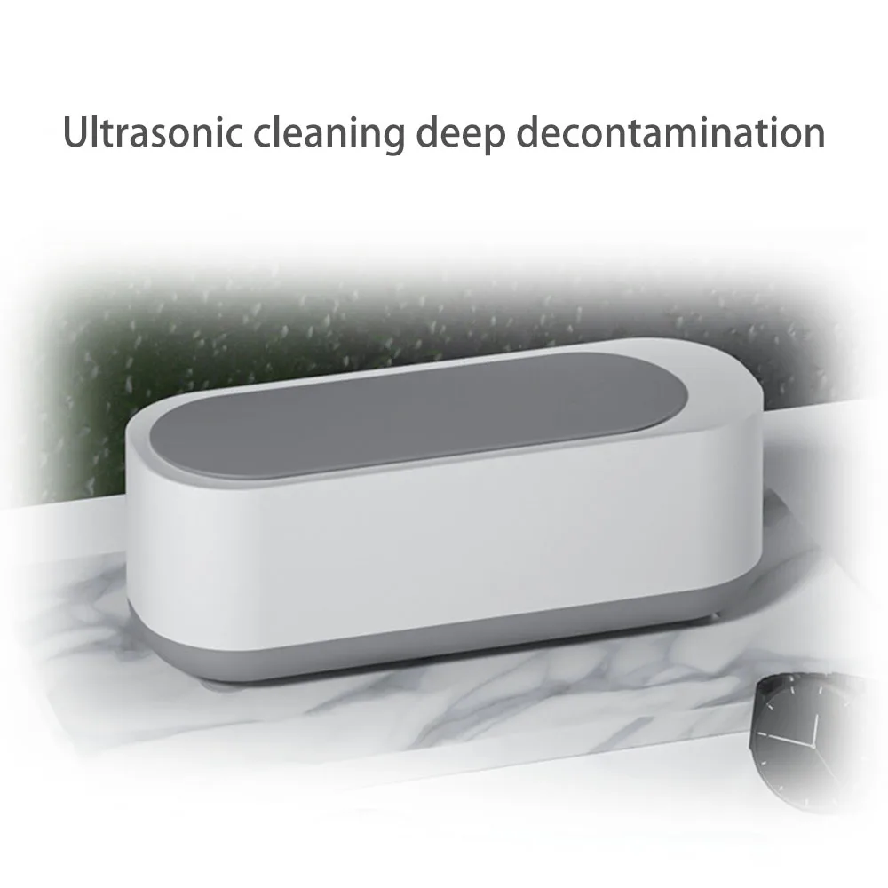 Ultrasonic Cleaner Cleaning Bath Ultrasound Washer Portable Machine Wave Tank Jewelry Glasses Watch Deep Decontamination Home