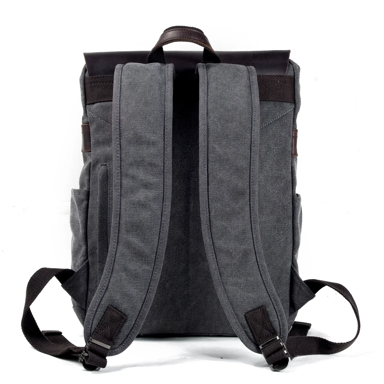 Mochila para portátil de 15,6 pulgadas Mochila de lona para hombre Mochila escolar de gran capacidad Mochila de viaje de ocio al