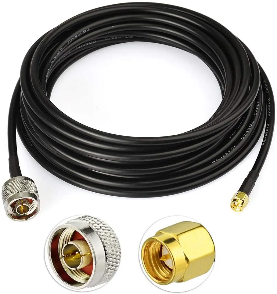 Brand New RF Wifi Antenna Extension Cable  SMA Male To N Type Plug Pigtail Adapter Wholesale 50CM/100CM