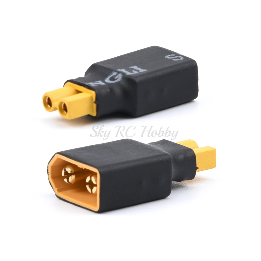 1PCS XT30 Male / Female to XT60 / T Plug Female/Male Power Adapter Converter RC Drone Connector Adapter Battery Converter Plug