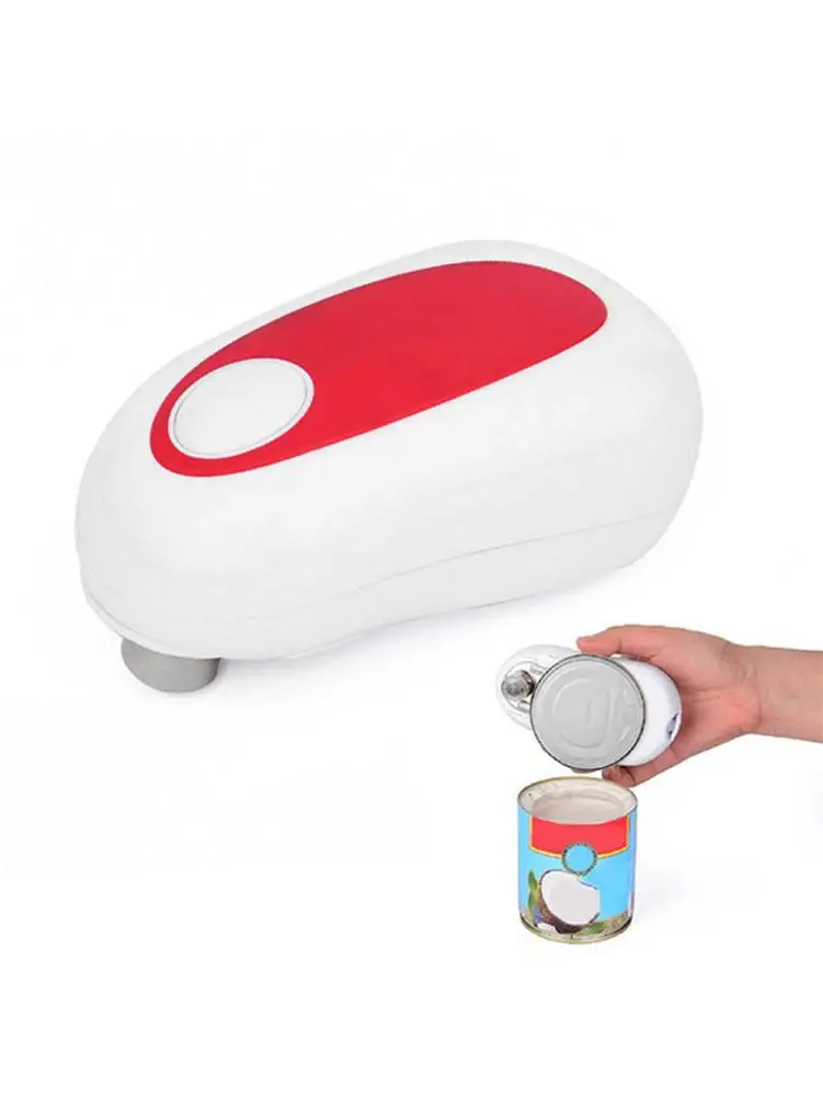 Electric Can Opener Portable Battery Powered Automatic Smooth   Handheld Can Opener for Home Seniors and Professional Chefs